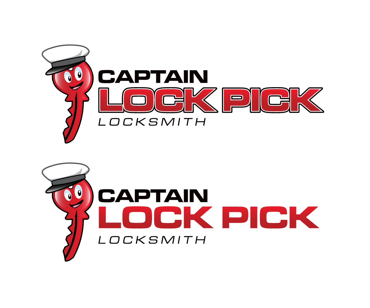 Logo Design by wolf for Captain Lock Pick | Design #22557884