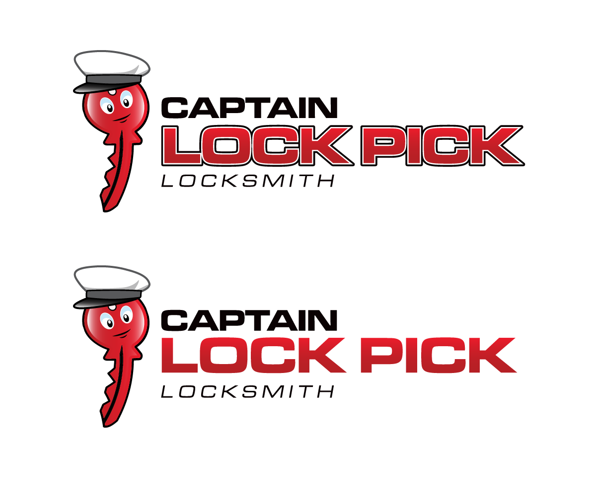 Logo Design by wolf for Captain Lock Pick | Design #22582369