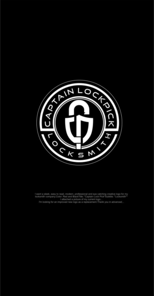 Logo Design by alok bhopatkar for Captain Lock Pick | Design: #22531306