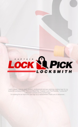 Logo Design by alok bhopatkar for Captain Lock Pick | Design: #22536246