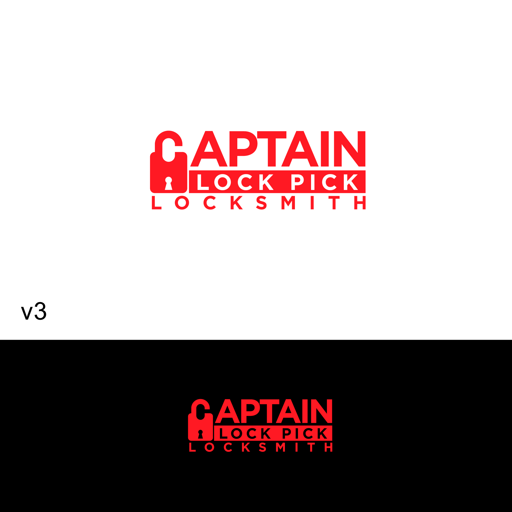 Logo Design by Vic for Captain Lock Pick | Design #22535741
