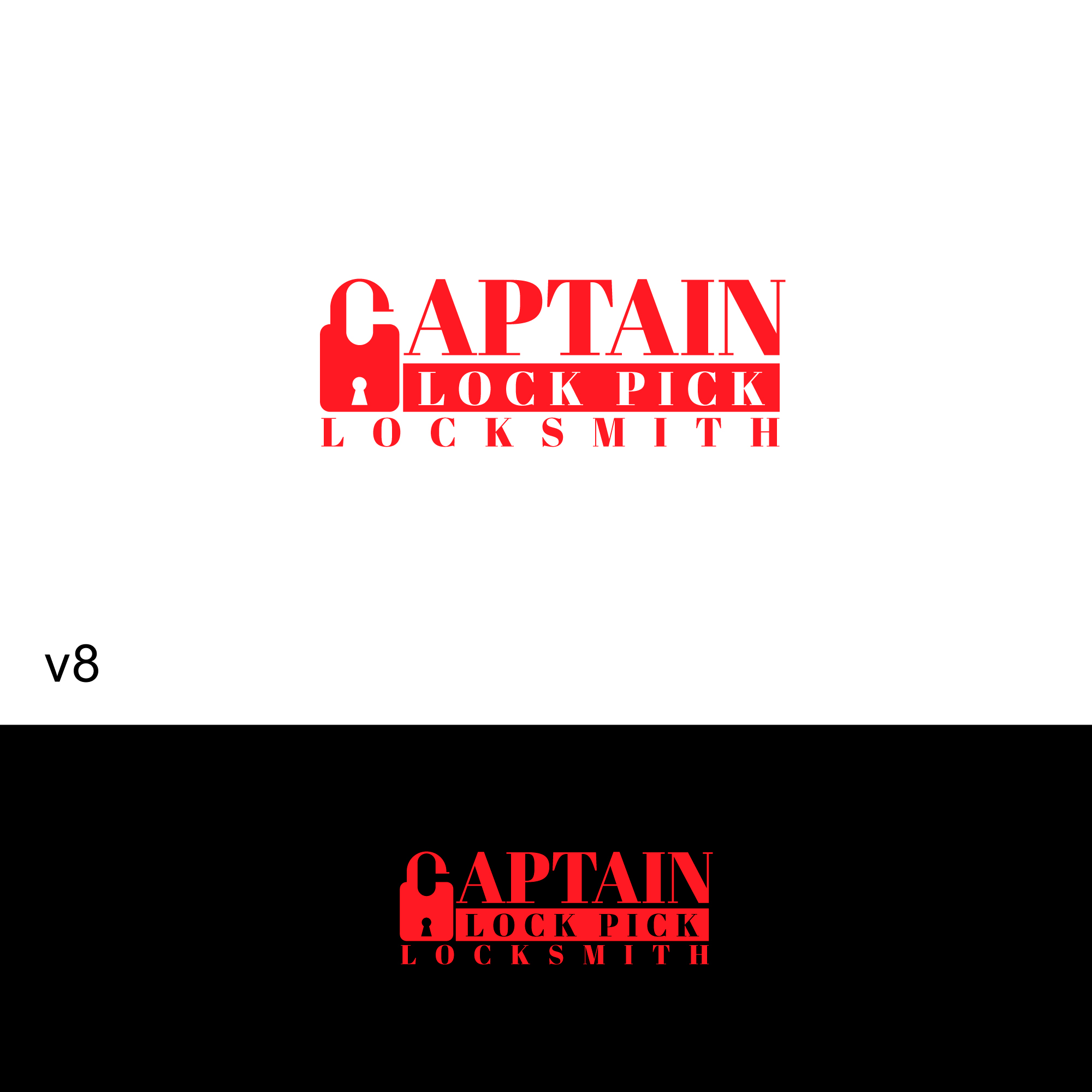 Logo Design by Vic for Captain Lock Pick | Design #22535771