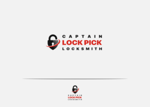 Captain Lock Pick Locksmith | Design de Logo par CKS d e s i g n