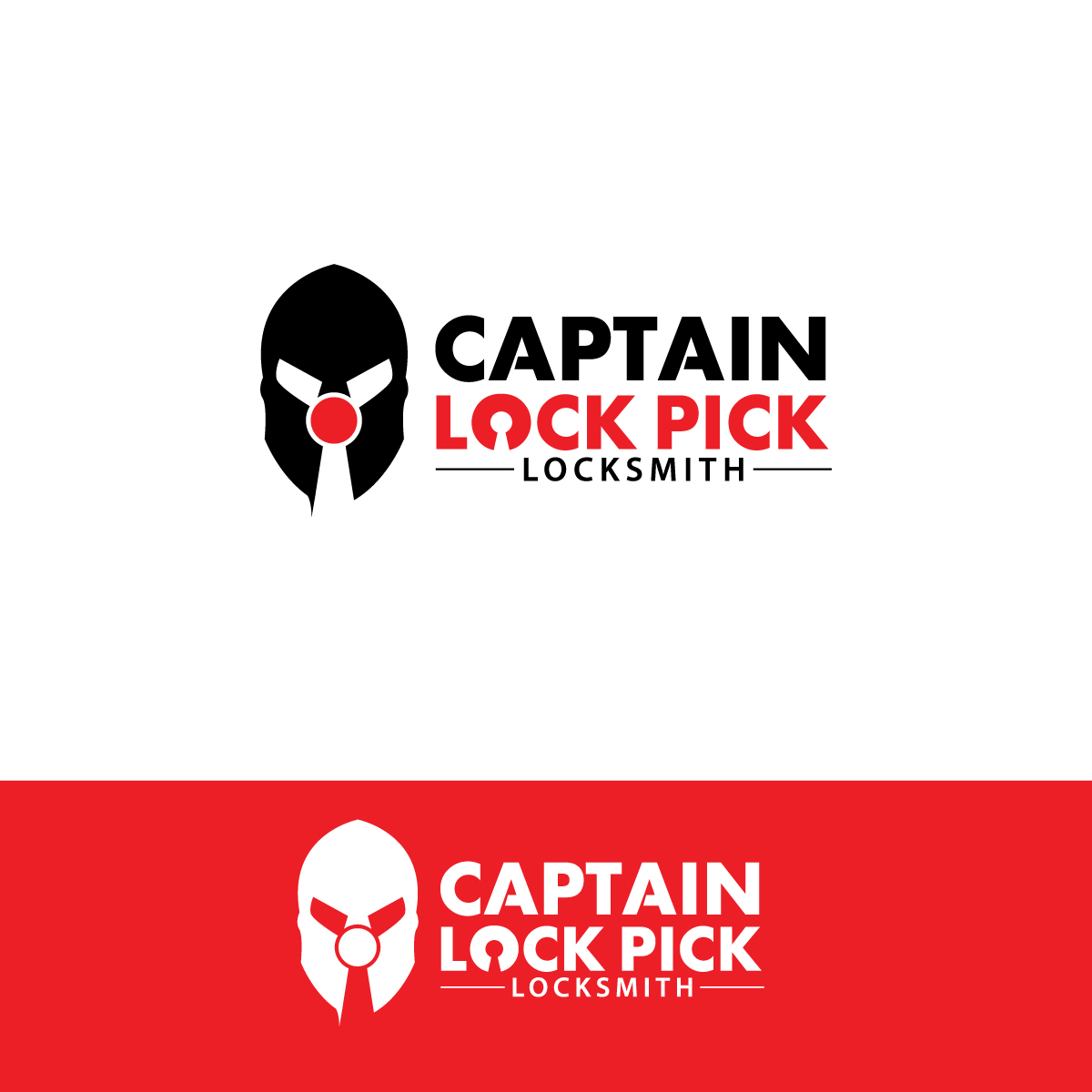 Logo Design by fly  design for Captain Lock Pick | Design #22498213