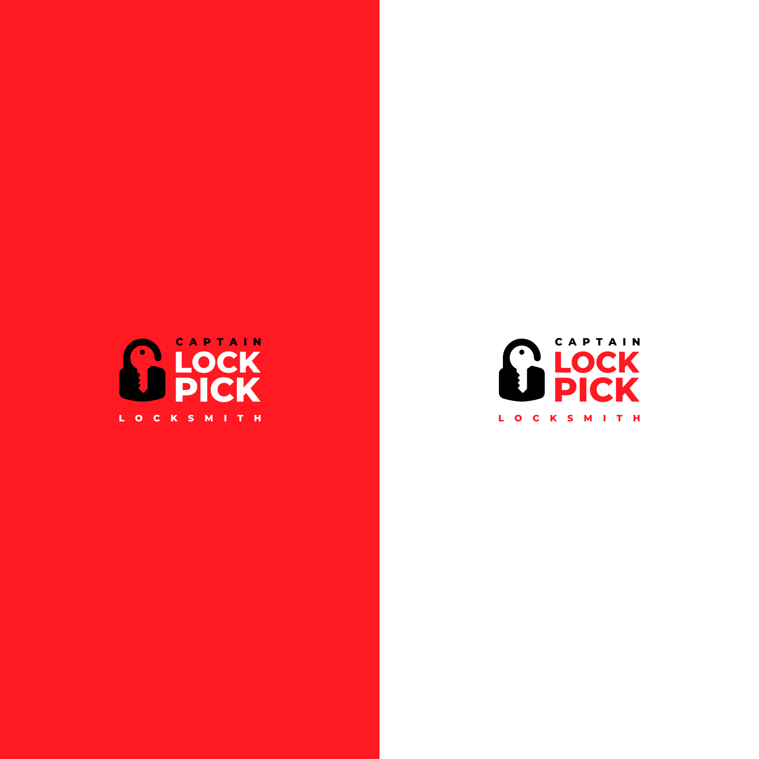 Logo Design by Felipe Moura for Captain Lock Pick | Design #22522381