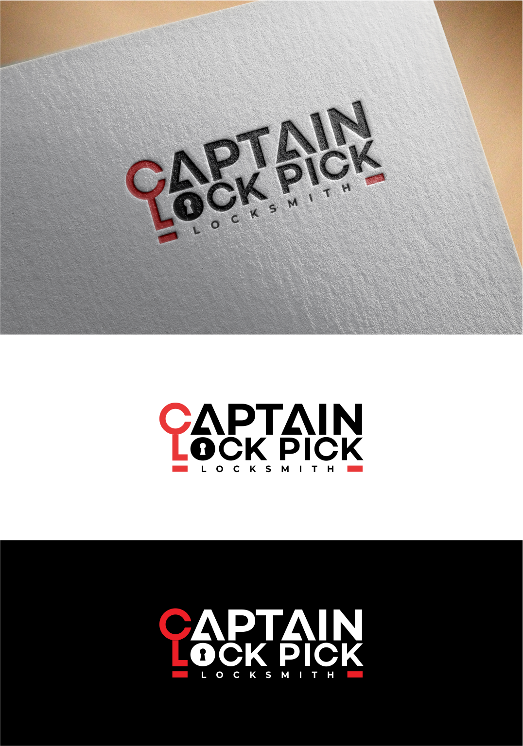 Logo Design by awa_pranata for Captain Lock Pick | Design #22532168