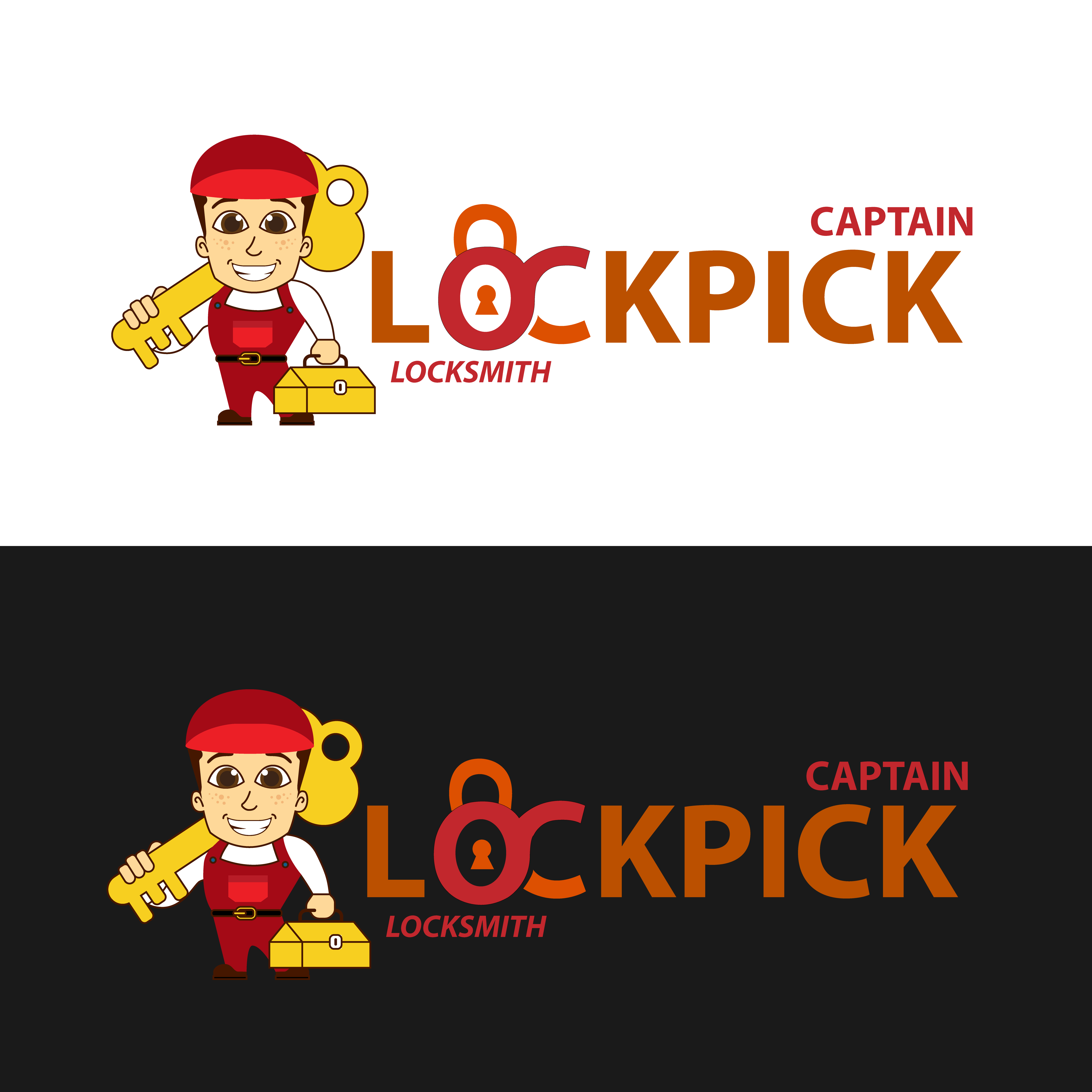 Logo Design by DezinerGuys for Captain Lock Pick | Design #22514095