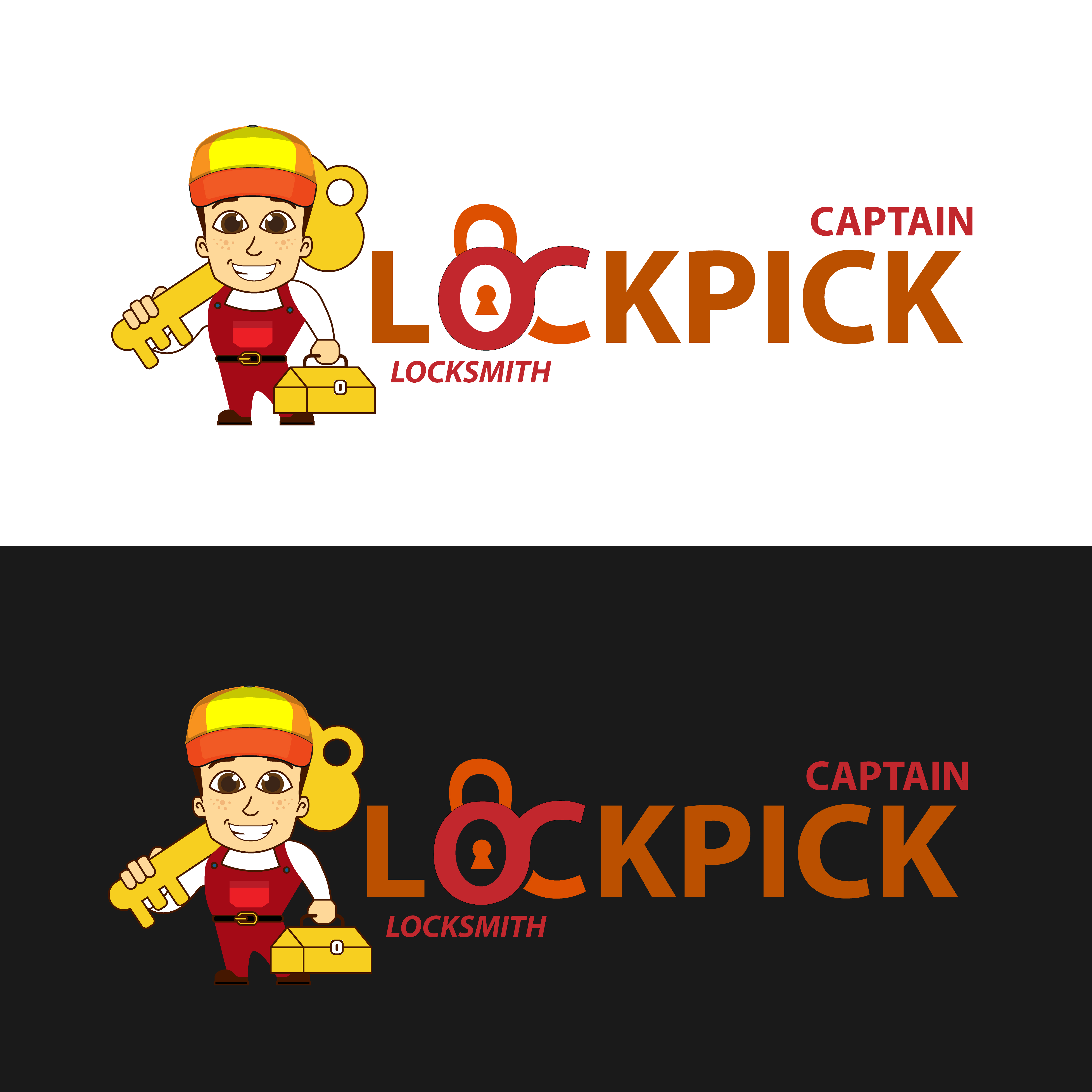 Logo Design by DezinerGuys for Captain Lock Pick | Design #22516165