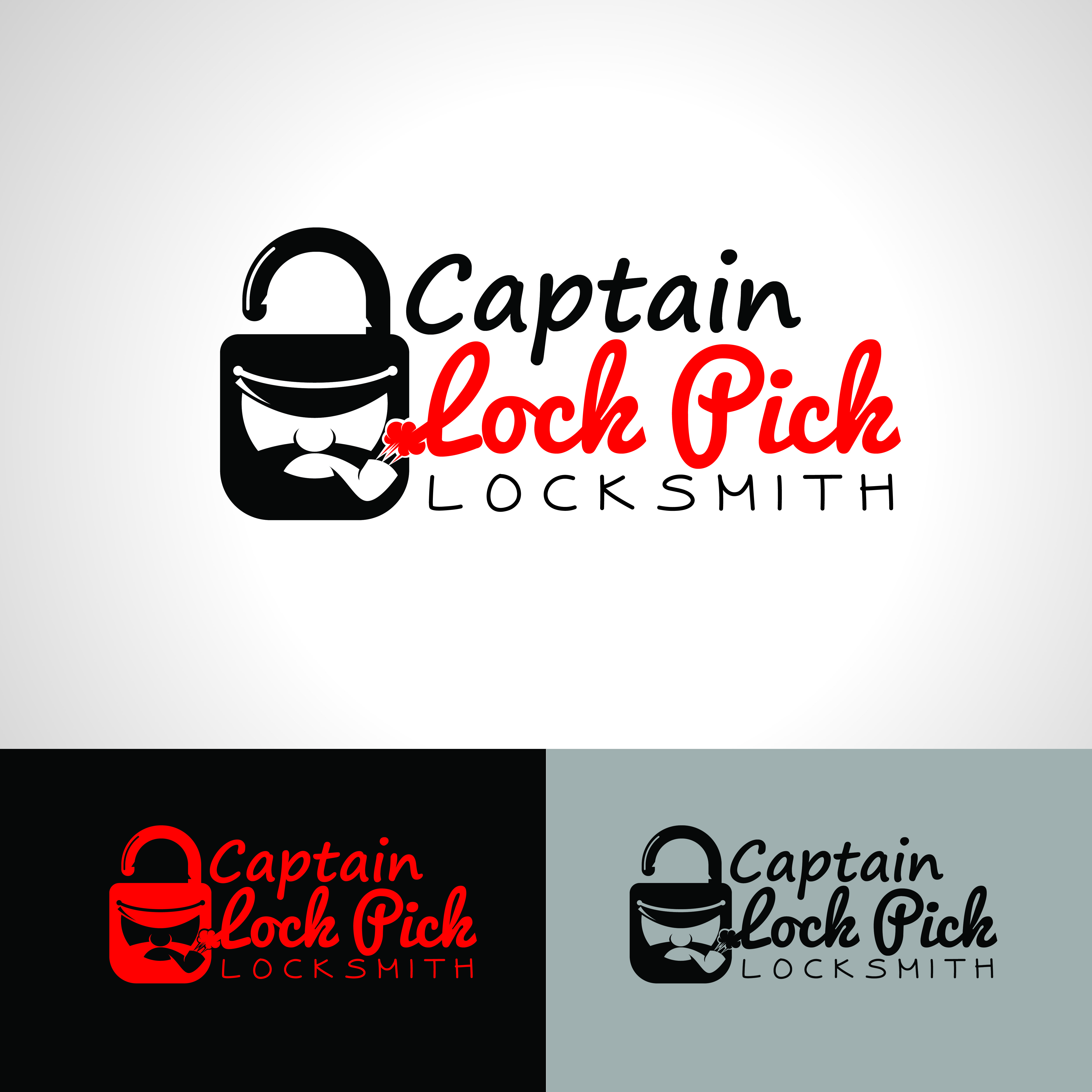 Logo Design by bl_lue for Captain Lock Pick | Design #22492346