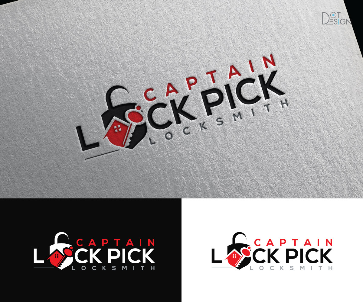 Logo Design by Dot Design 3 for Captain Lock Pick | Design #22508127