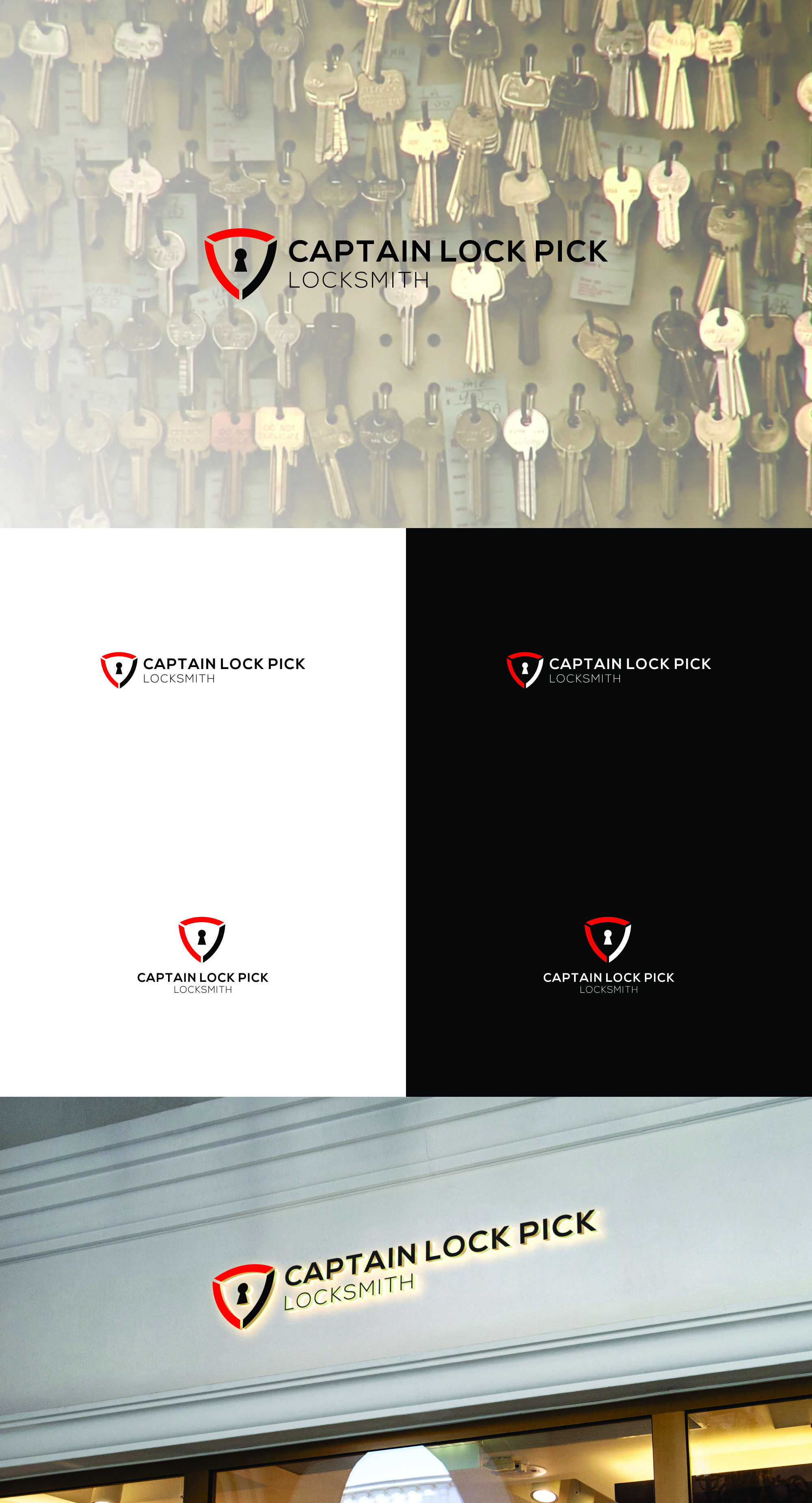 Logo Design by Pangestu 9 for Captain Lock Pick | Design #22515664