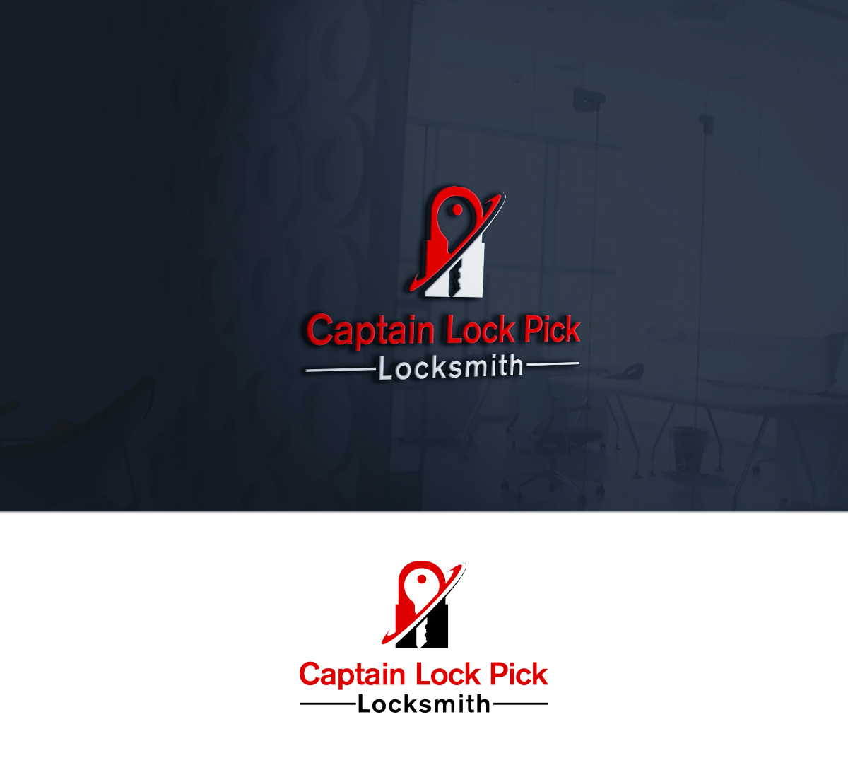 Logo Design by CreativeBaba for Captain Lock Pick | Design #22493754