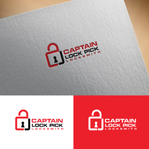 Captain Lock Pick Locksmith | Logo-Design von Logo bud design