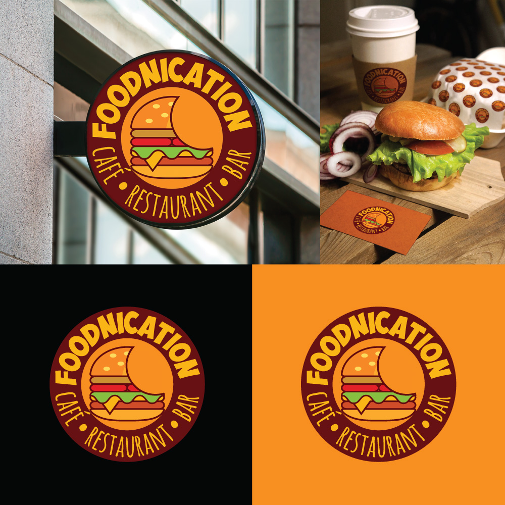 Logo Design by Sergio Coelho for Foodnication | Design #22518652