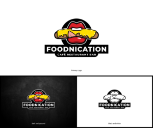 Foodnication café restaurant bar | Diseño de Logo por MoonFeather