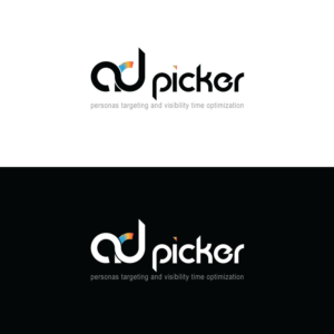 AdPicker - personas targeting and visibility time optimization | Logo Design by Rii