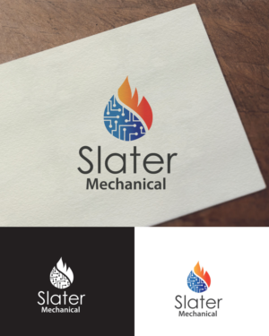 Logo Design by k.l.s.chatterjee 2 for Slater Mechanical  | Design #22493700