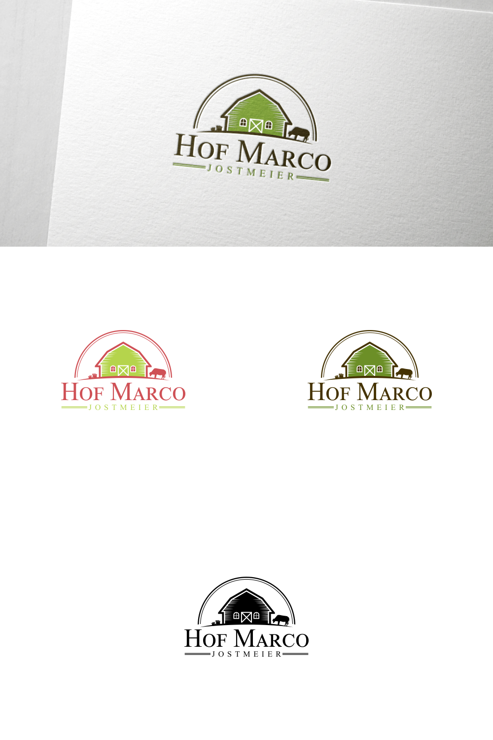Logo Design by sinau_nggambar for Hof Marco Jostmeier | Design #22493526
