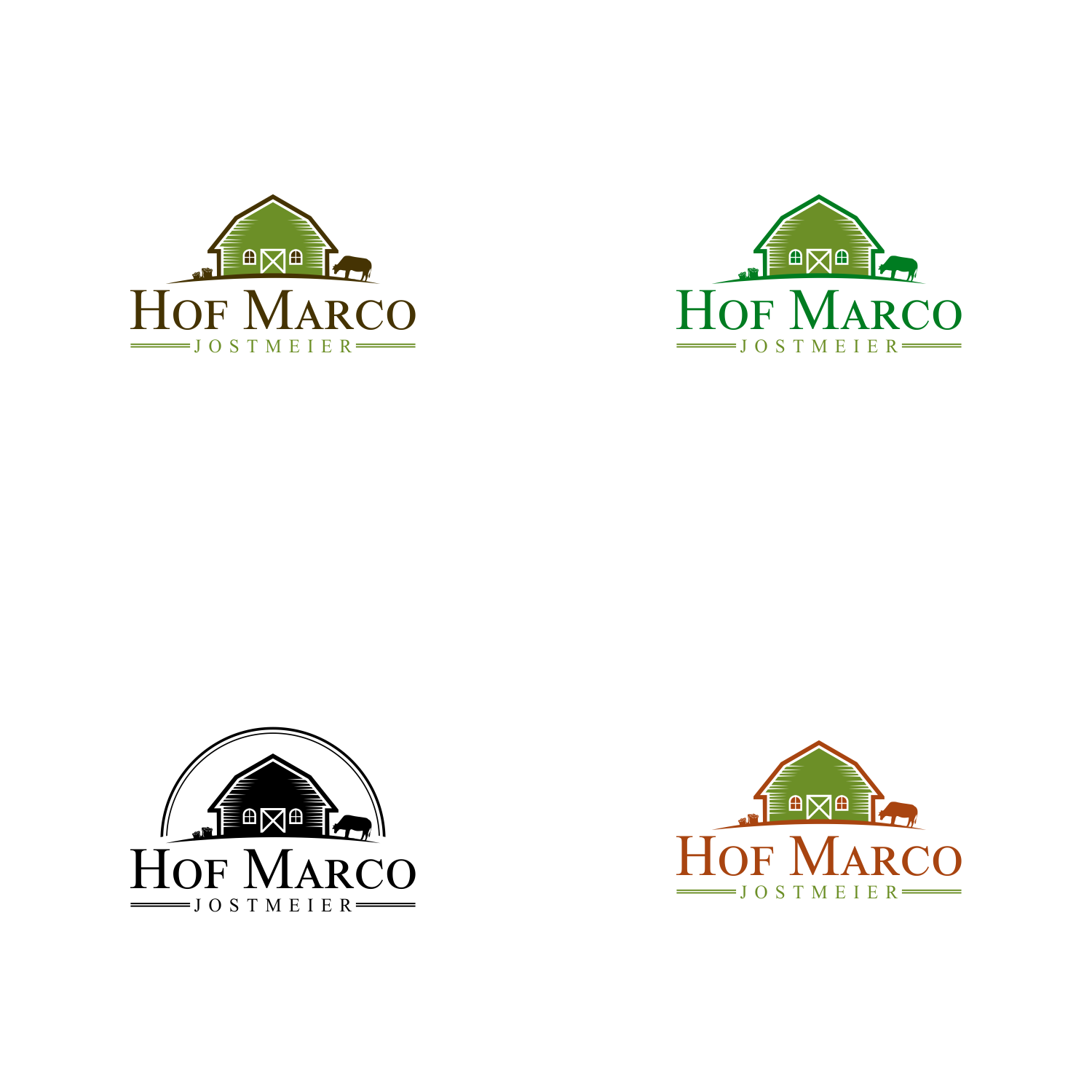 Logo Design by sinau_nggambar for Hof Marco Jostmeier | Design #22494269