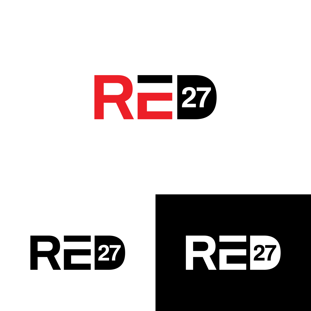 Logo Design by Vectorten for Red 27 Media | Design #22531960