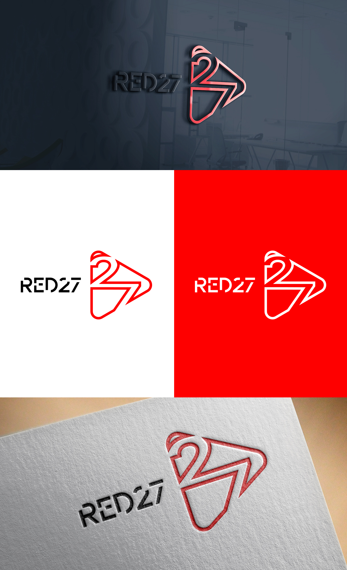 Logo Design by GLDesigns for Red 27 Media | Design #22508058