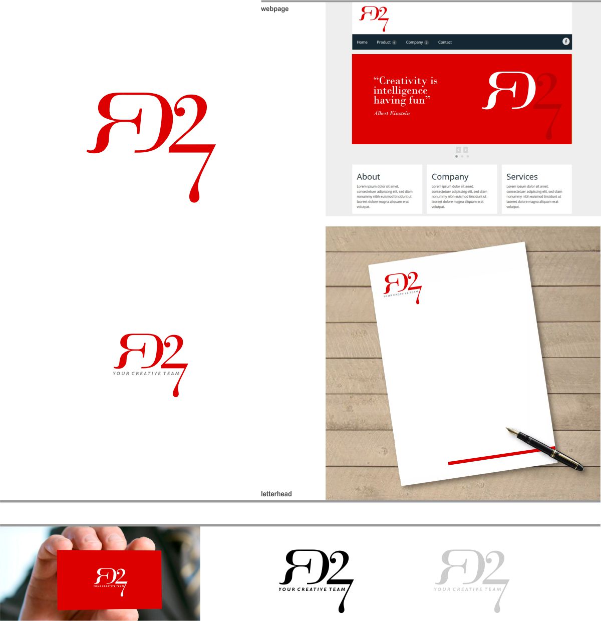 Logo-Design von DesignMX (Renan Mejia) für Red 27 Media | Design #22497952