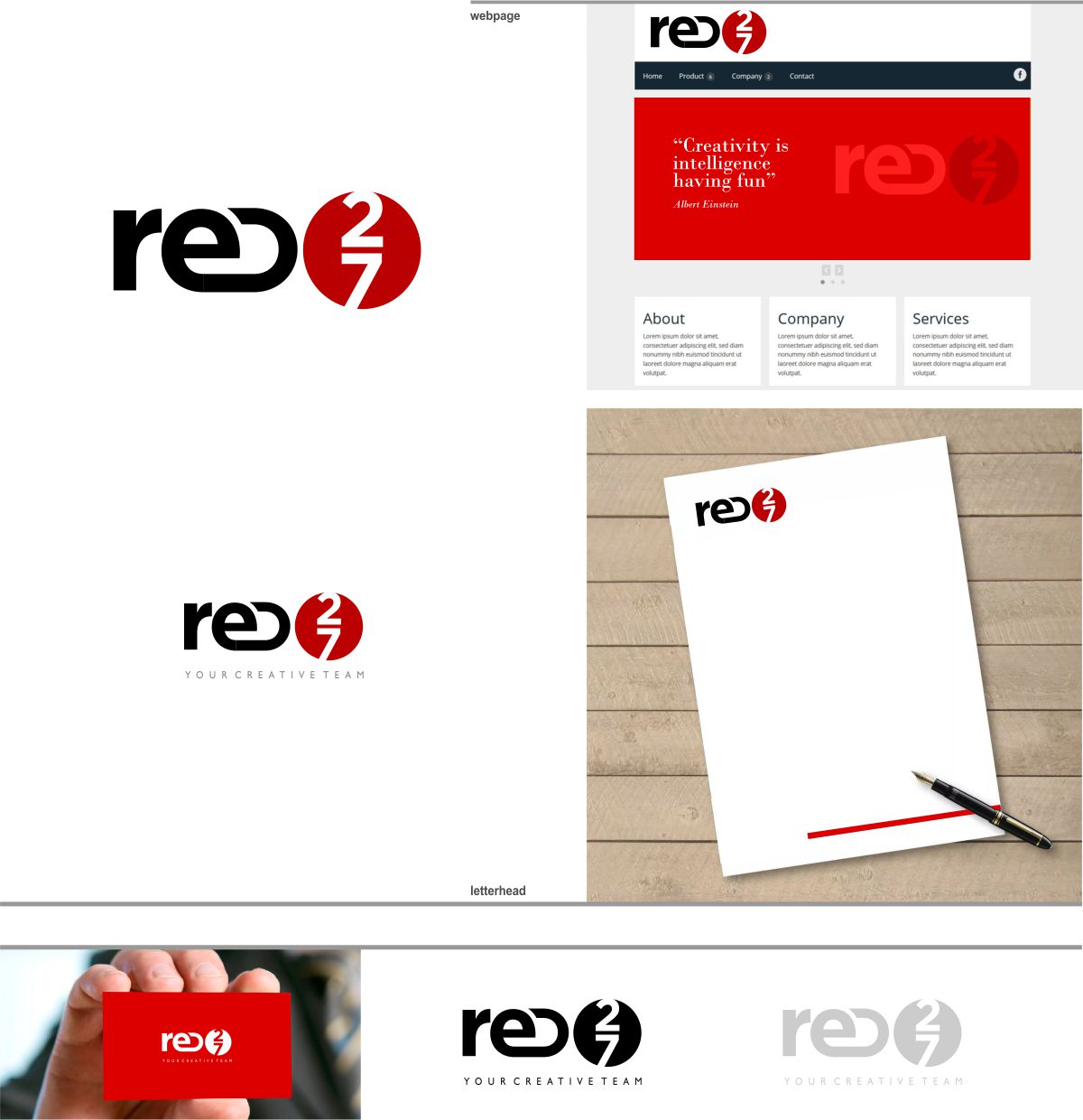 Diseño de Logo por DesignMX (Renan Mejia) para Red 27 Media | Diseño #22497982