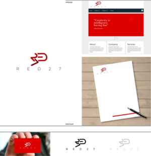 Logo-Design von DesignMX (Renan Mejia) für Red 27 Media | Design: #22504392