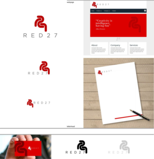 Logo Design by DesignMX (Renan Mejia) for Red 27 Media | Design: #22514190