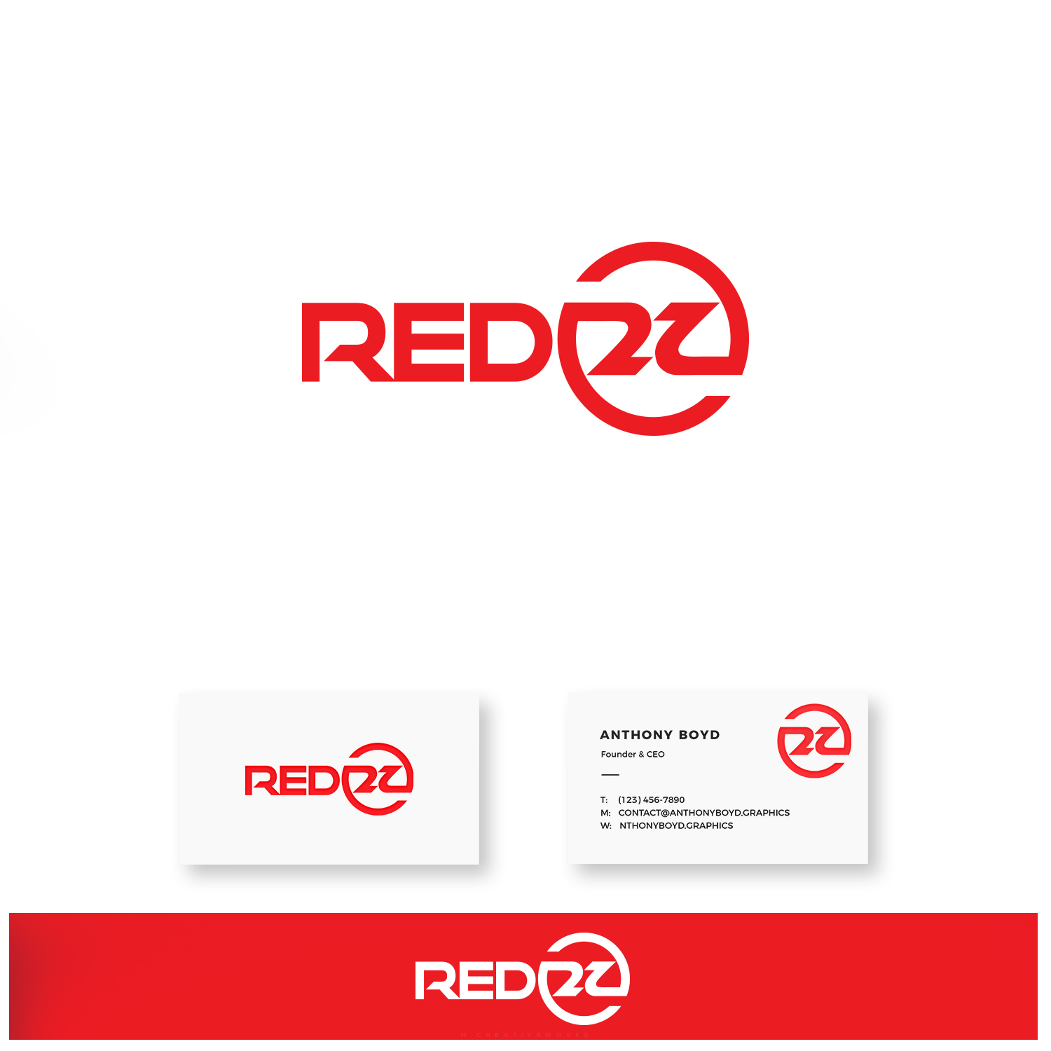 Logo Design by M.CreativeDesigns for Red 27 Media | Design #22490743