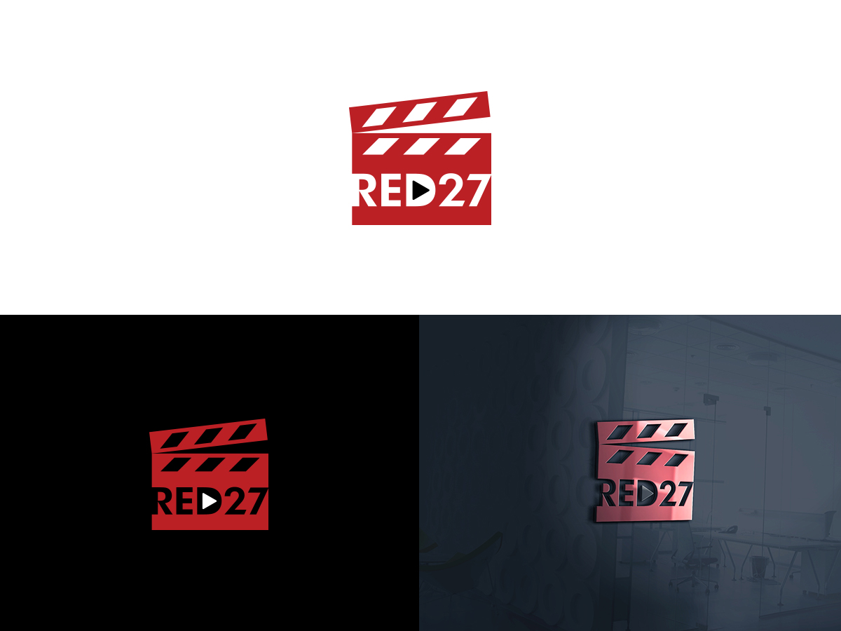 Logo Design by Slant Line Media for Red 27 Media | Design #22490268