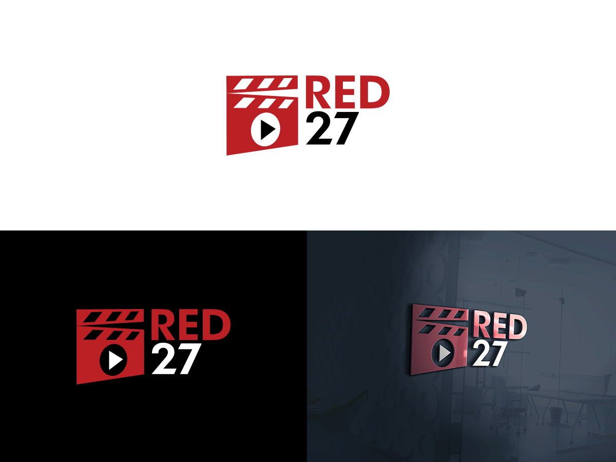 Logo Design by Slant Line Media for Red 27 Media | Design #22490306