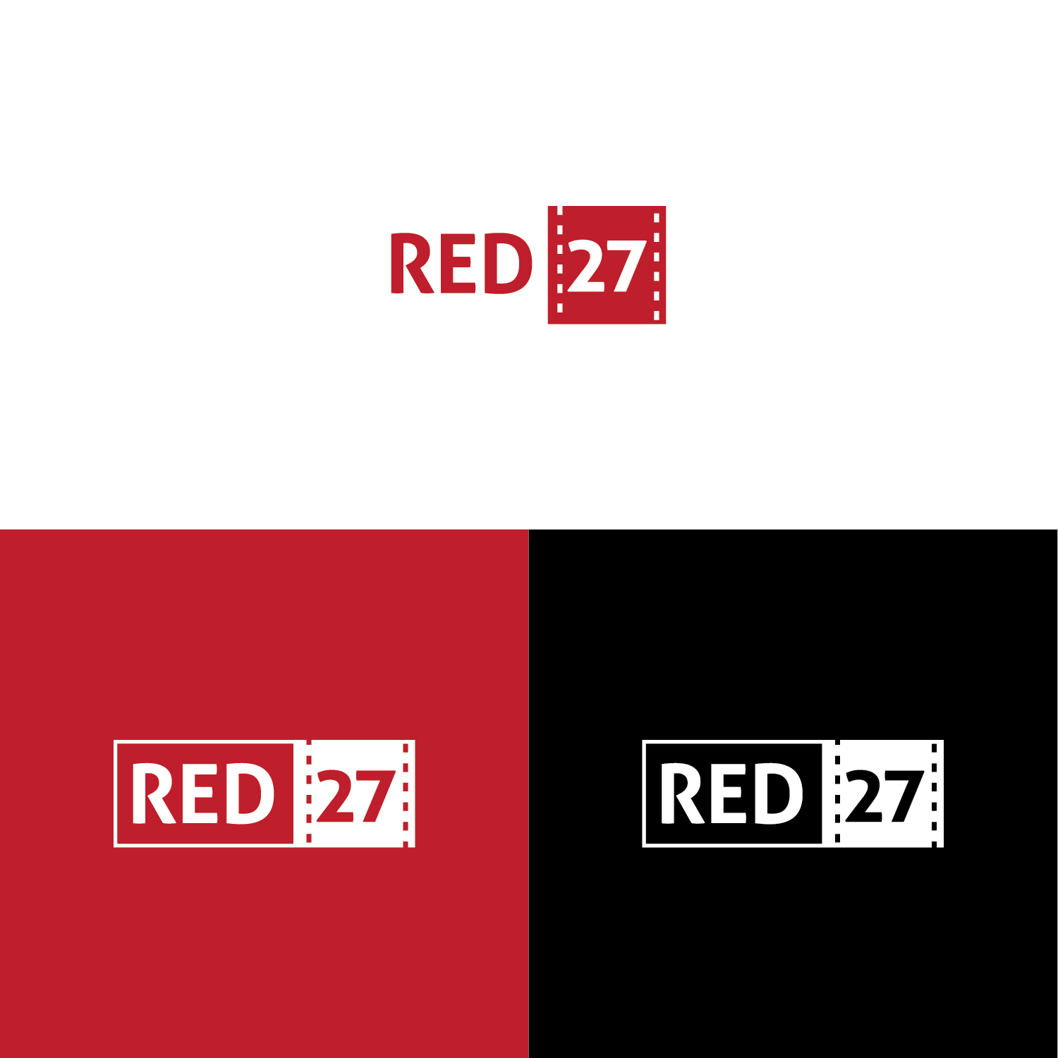 Logo Design by Muhammad Imran 3 for Red 27 Media | Design #22494736