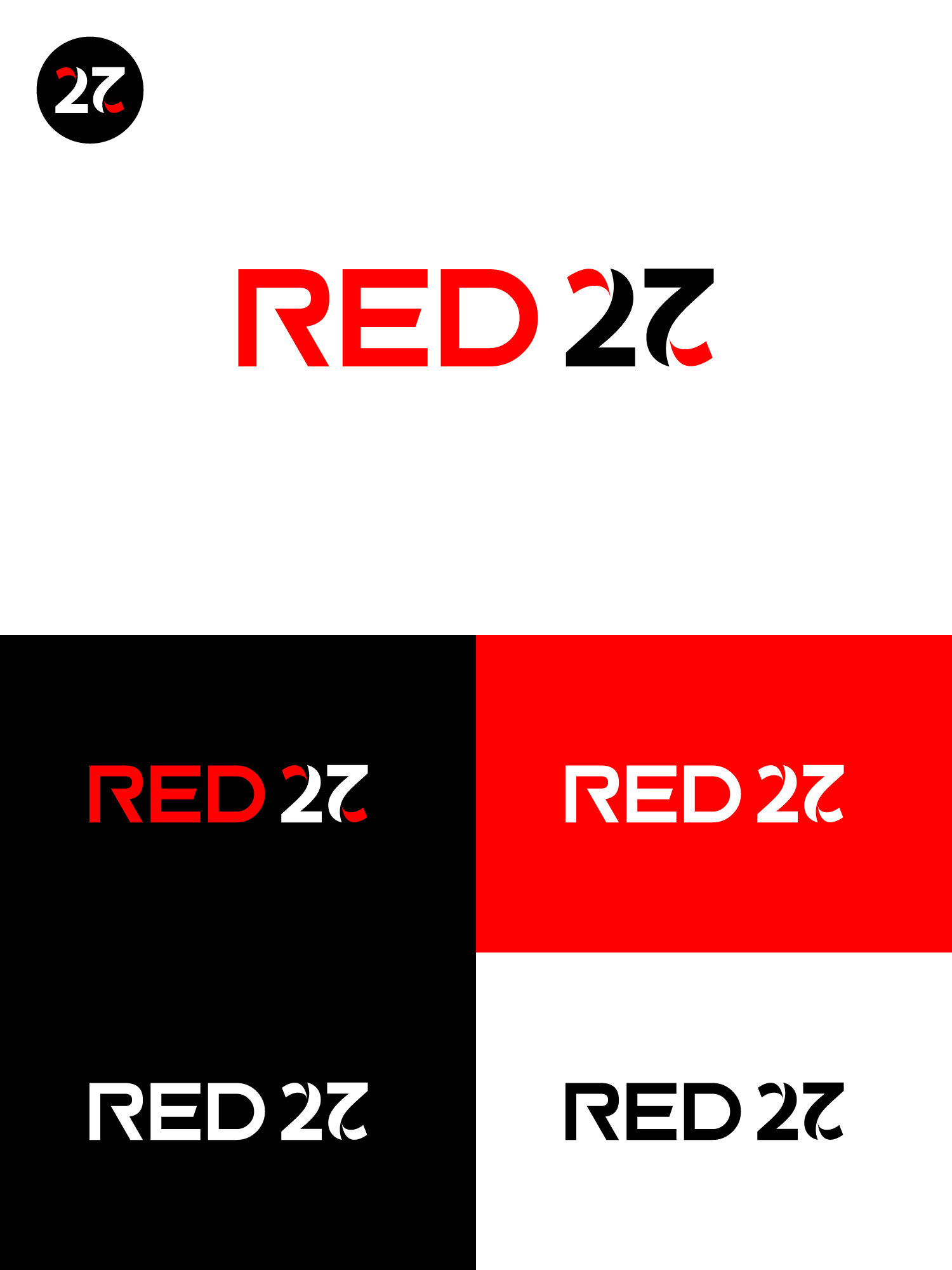 Logo Design by Haja_H2 for Red 27 Media | Design #22490000