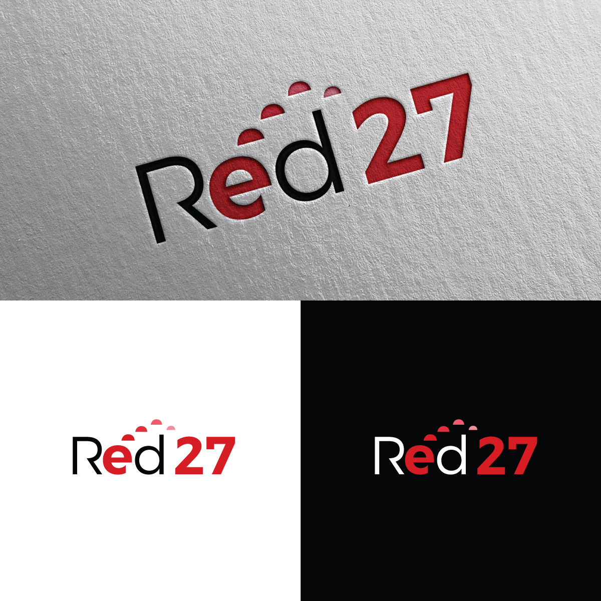 Logo Design by Rii for Red 27 Media | Design #22493392