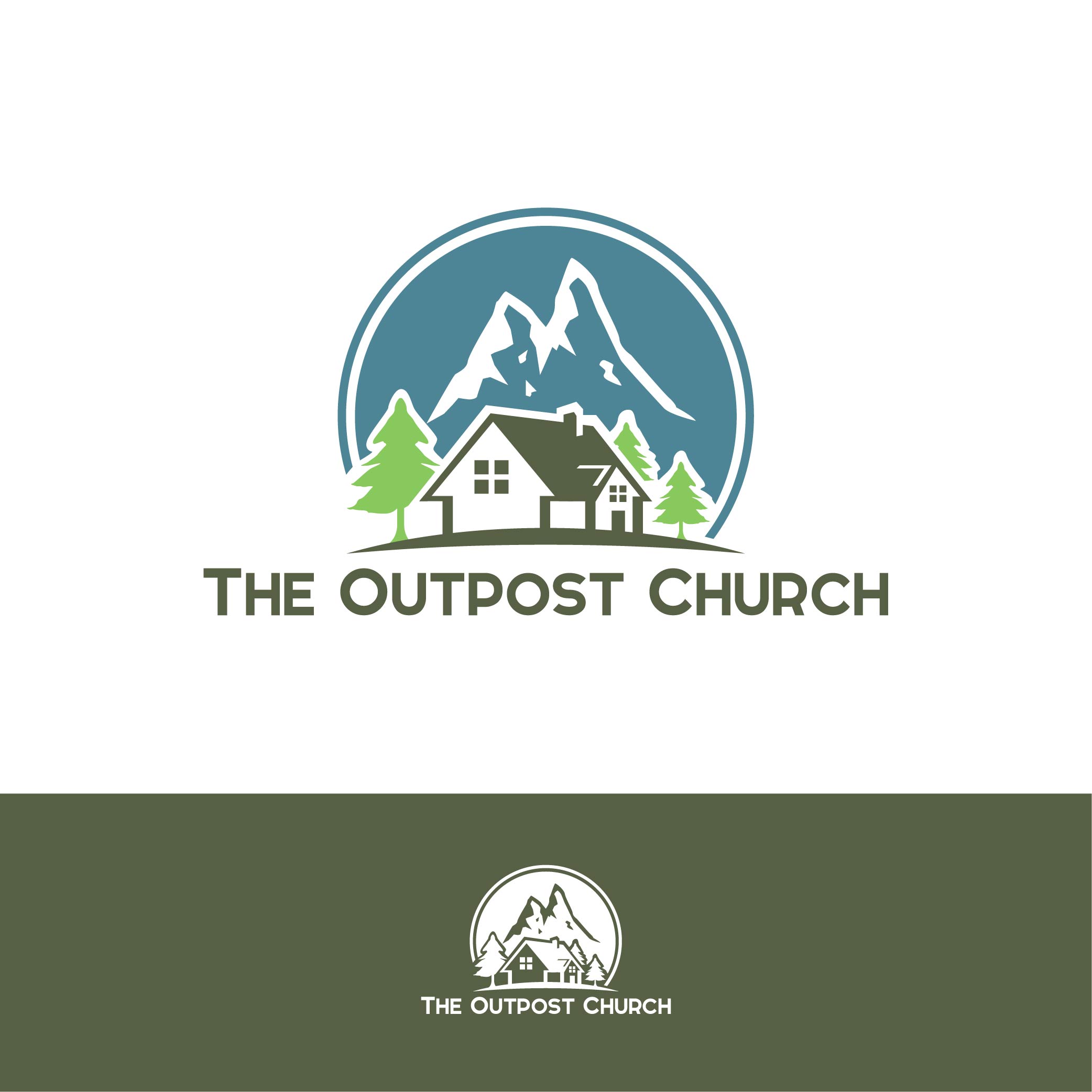 Logo-Design von Combet für The Outpost Church | Design #22491595