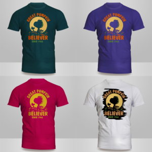 Tiny shirt company needs The Great Pumpkin! | T-shirt Design by Kero