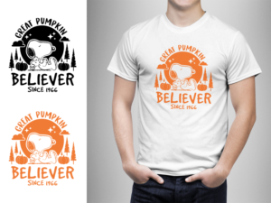 Tiny shirt company needs The Great Pumpkin! | T-shirt Design by Slant Line Media