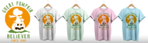 Tiny shirt company needs The Great Pumpkin! | T-shirt Design by Al Pech