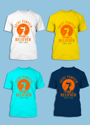 Tiny shirt company needs The Great Pumpkin! | T-shirt Design by Malik 11