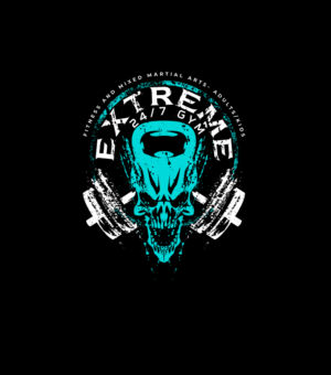 EXTREME -  24/7 GYM - FITNESS AND MIXED MARTIAL ARTS- ADULTS/KIDS | Logo Design by killpixel