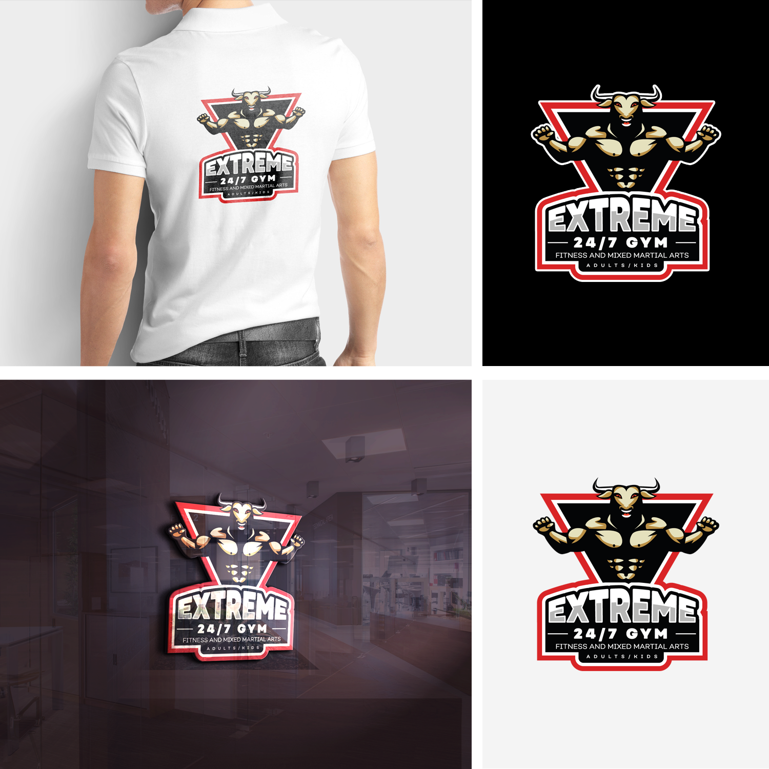 Logo Design by butryk for Extreme 24/7 Gym | Design #22562225