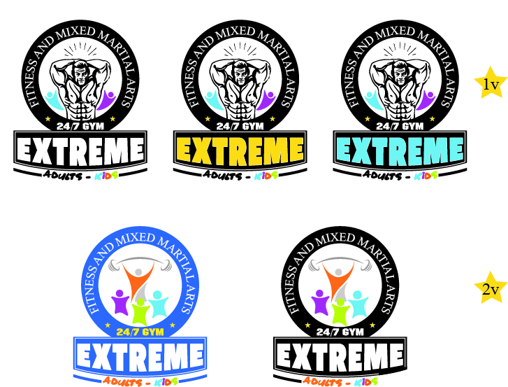 Logo-Design von NAHA2014 für Extreme 24/7 Gym | Design #22615524