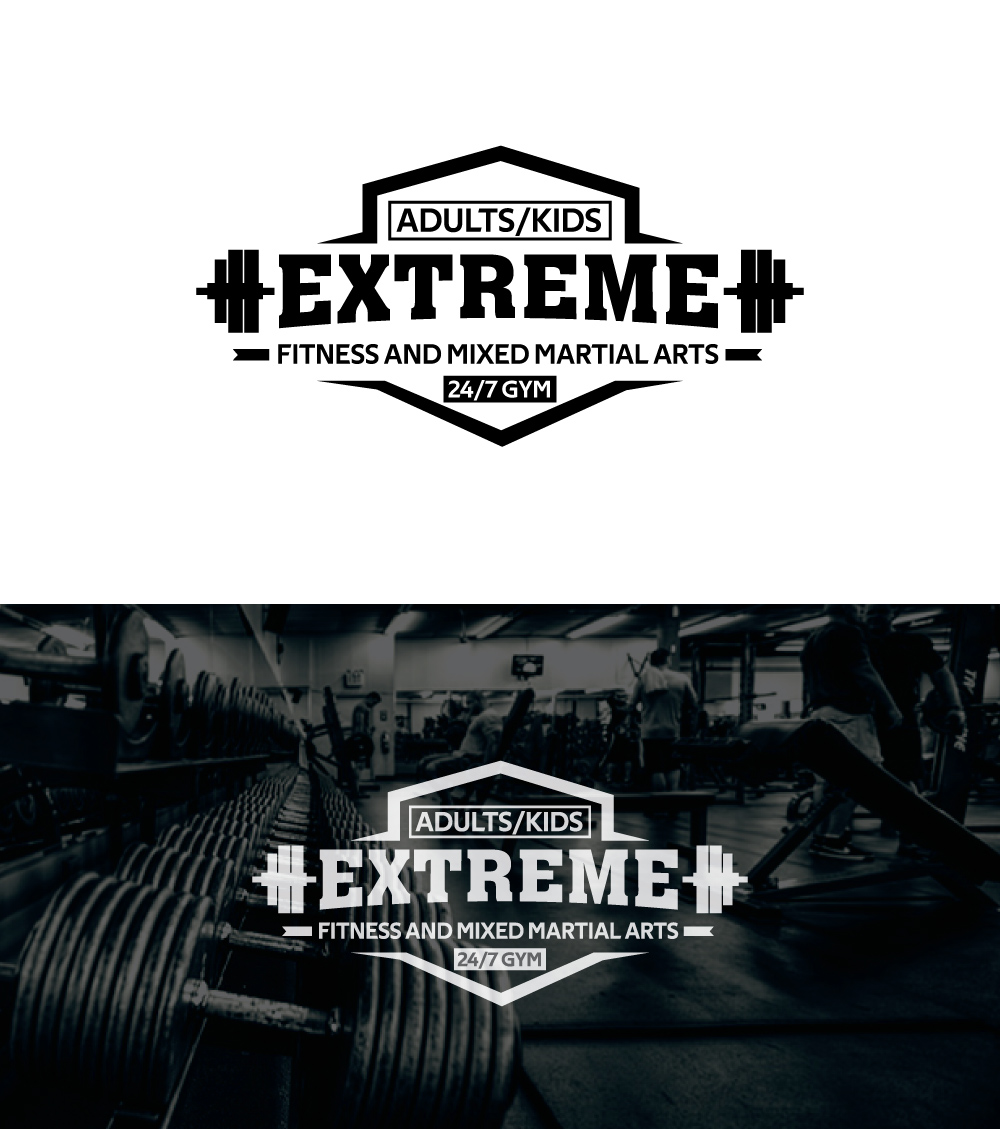 Logo Design by ESolz Technologies for Extreme 24/7 Gym | Design #22503566