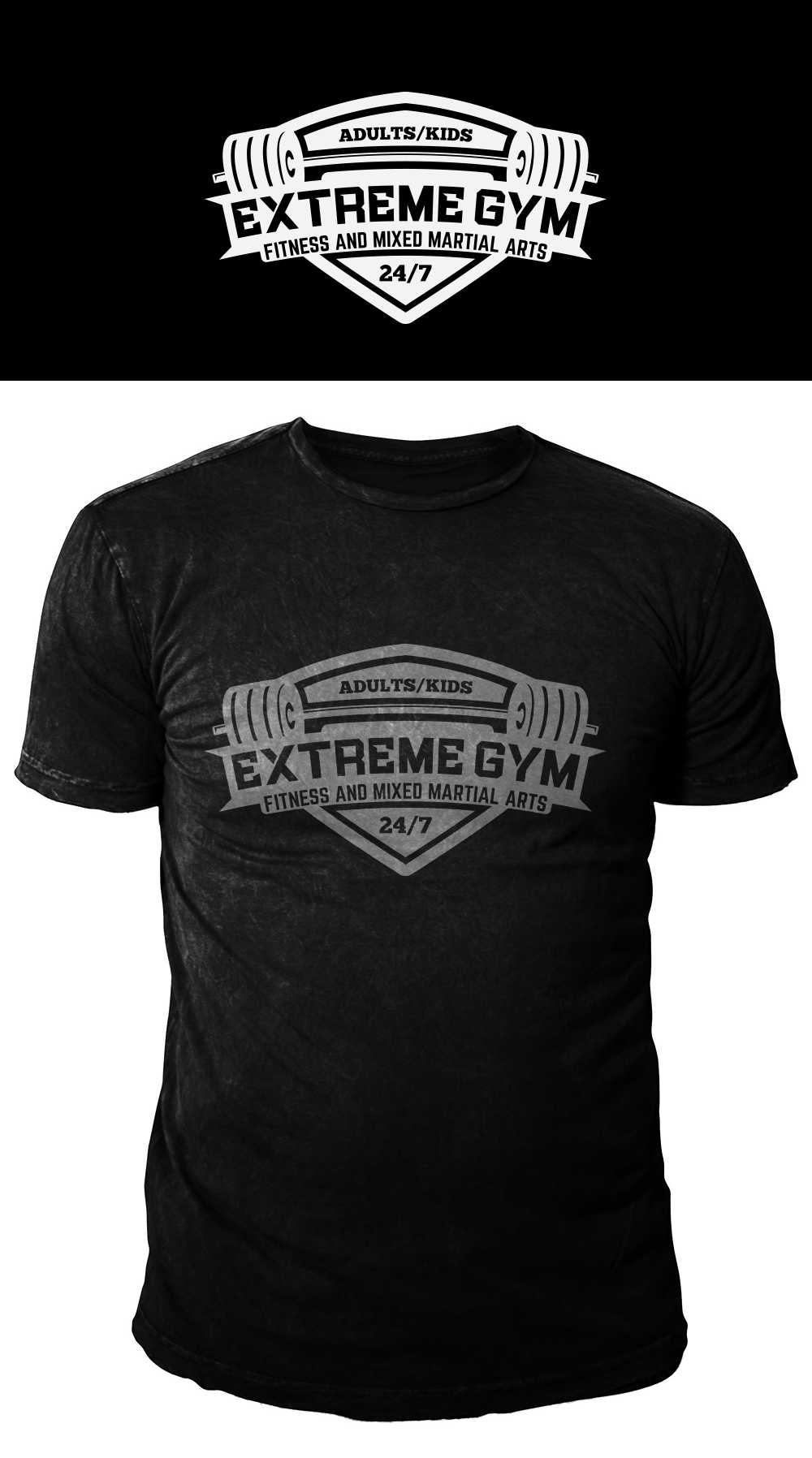 Logo Design by Ovaz.Syd for Extreme 24/7 Gym | Design #22510118