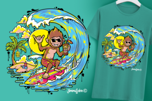 T-shirt Design by SangBlater