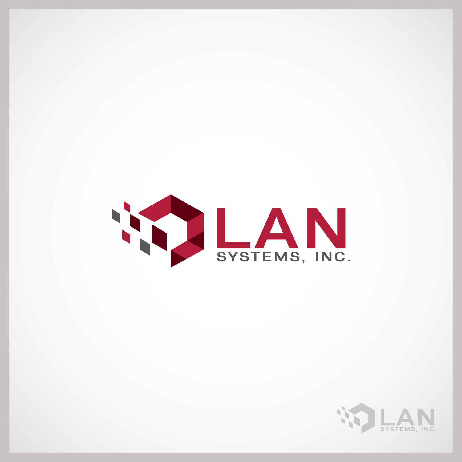 Logo-Design von MG.graphics für LAN Systems, Inc | Design #22507650