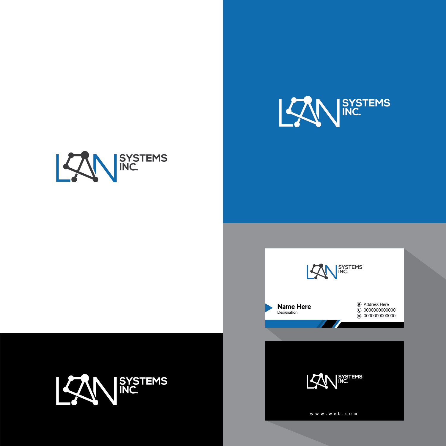 Logo Design by Deziners Zone for LAN Systems, Inc | Design #22503070