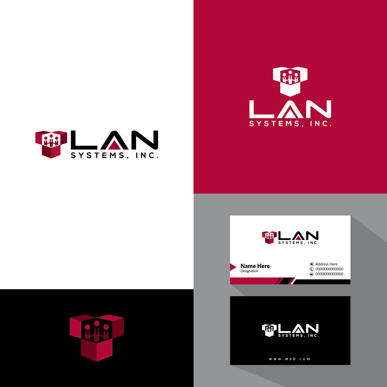 Logo Design by Deziners Zone for LAN Systems, Inc | Design #22503071