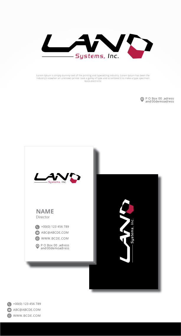 Logo-Design von graphicevolution für LAN Systems, Inc | Design #22503308